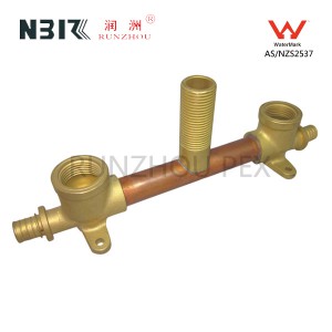 High Quality Copper Threaded Coupling To Pex -
 Bath-Laundry Assembly Straight – RZPEX