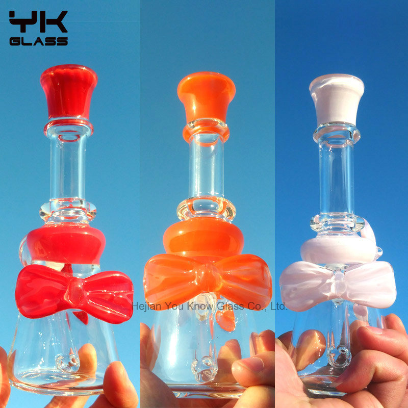 New Design China Wholesale Glass Water Pipes Glass Pipe with Perc Have Mix Colors