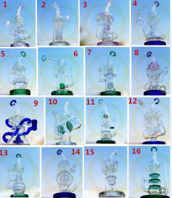 OEM ODM Hebei Corona Factory Handcrafted Heady Green Glass Unique Oil Rig Bubbler Glass Smoking Water Pipe